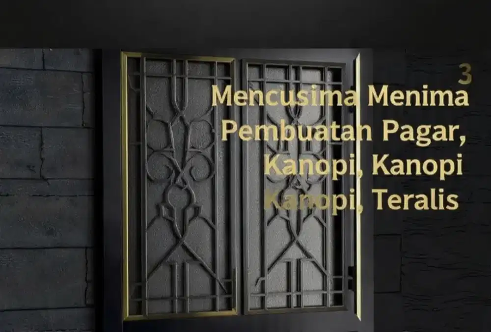 Menerima Pembuatan ,Pagar kanopo, teralis