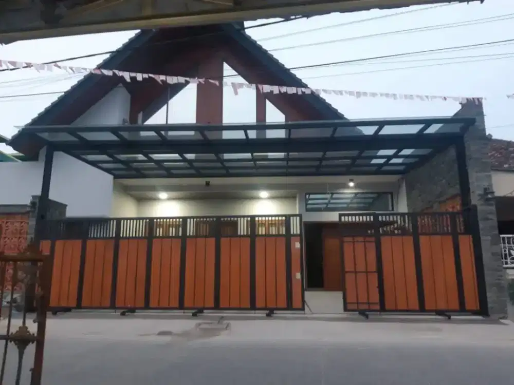 Kanopi kaca tempered 8mm