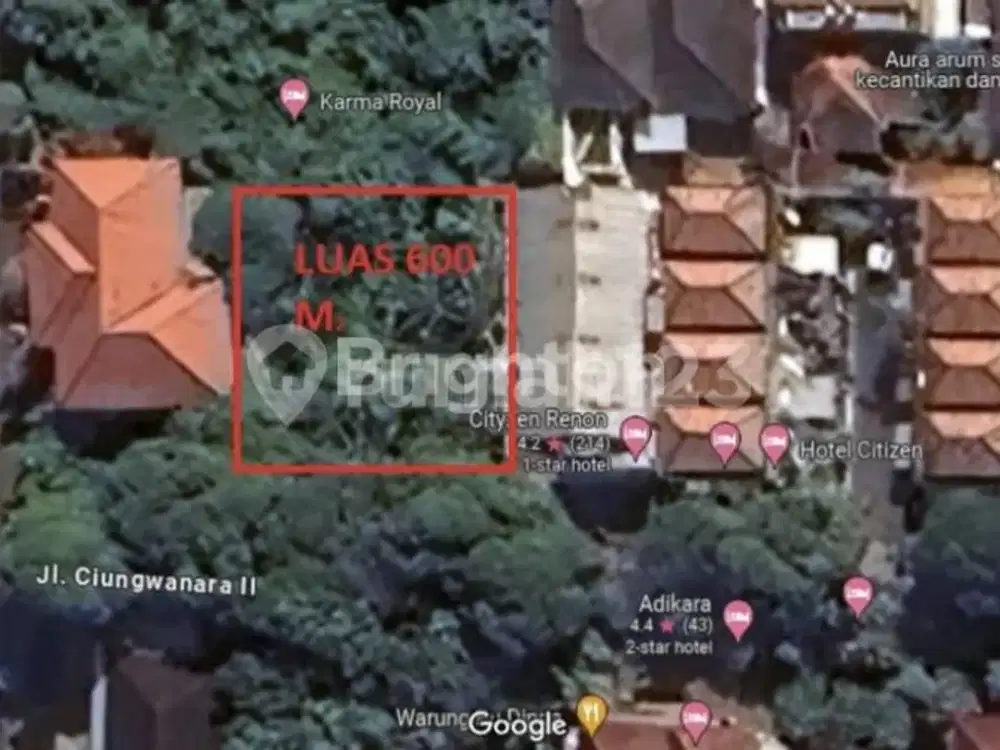 TANAH LOKASI STRATEGIS LINGKUNGAN ELIT DI RENON DENPASAR