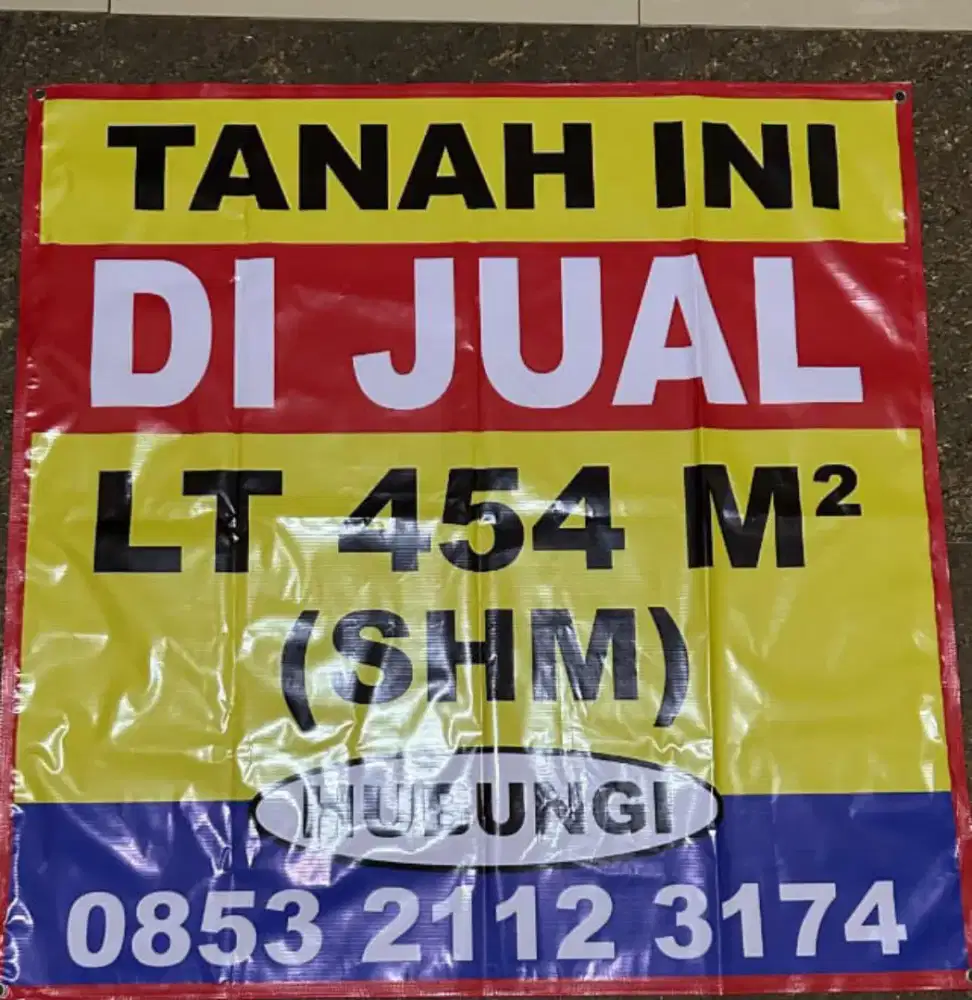 Di Jual Tanah seluas 454meter Lokasi bagus