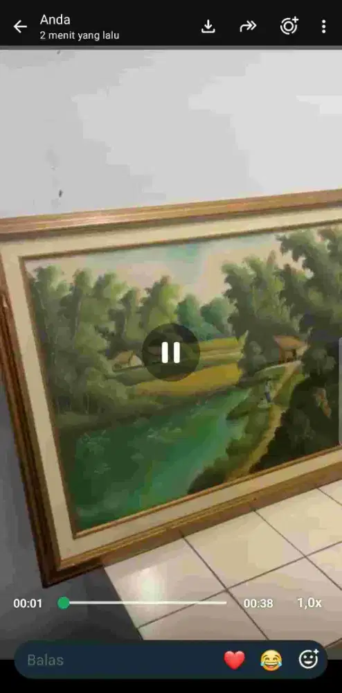 Dijual 2 lukisan besar masih bagus