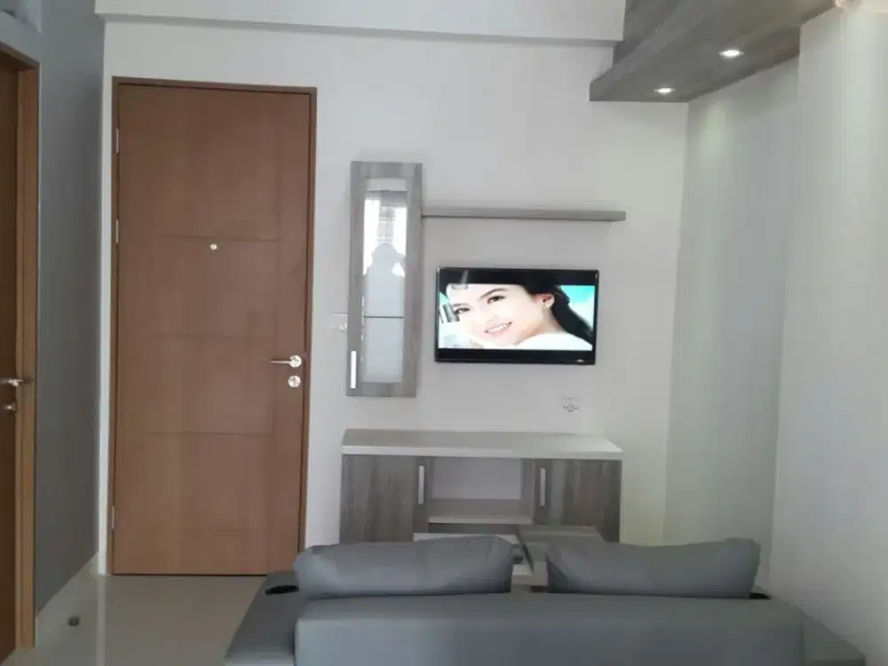 Dijual 2BR Full Furnish Oak Tower A – Lantai 18, Sky Garden, Pool, 3 Menit LRT, Siap Huni