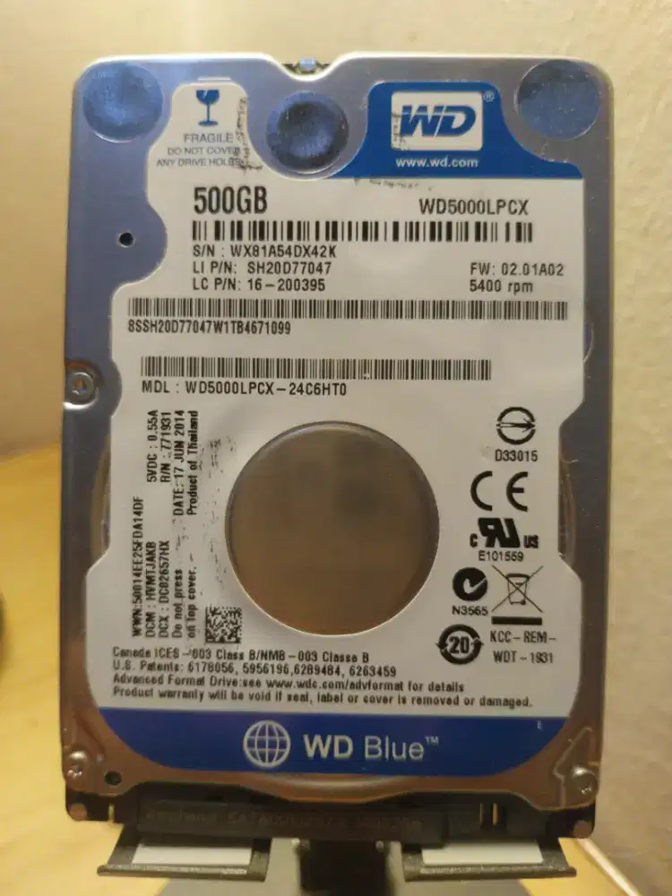 HDD LAPTOP 500GB
