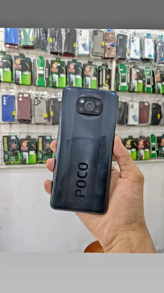 Poco X3 nfc Ram 6/64GB Snapdragon 732G 120Hz lcd bawaan