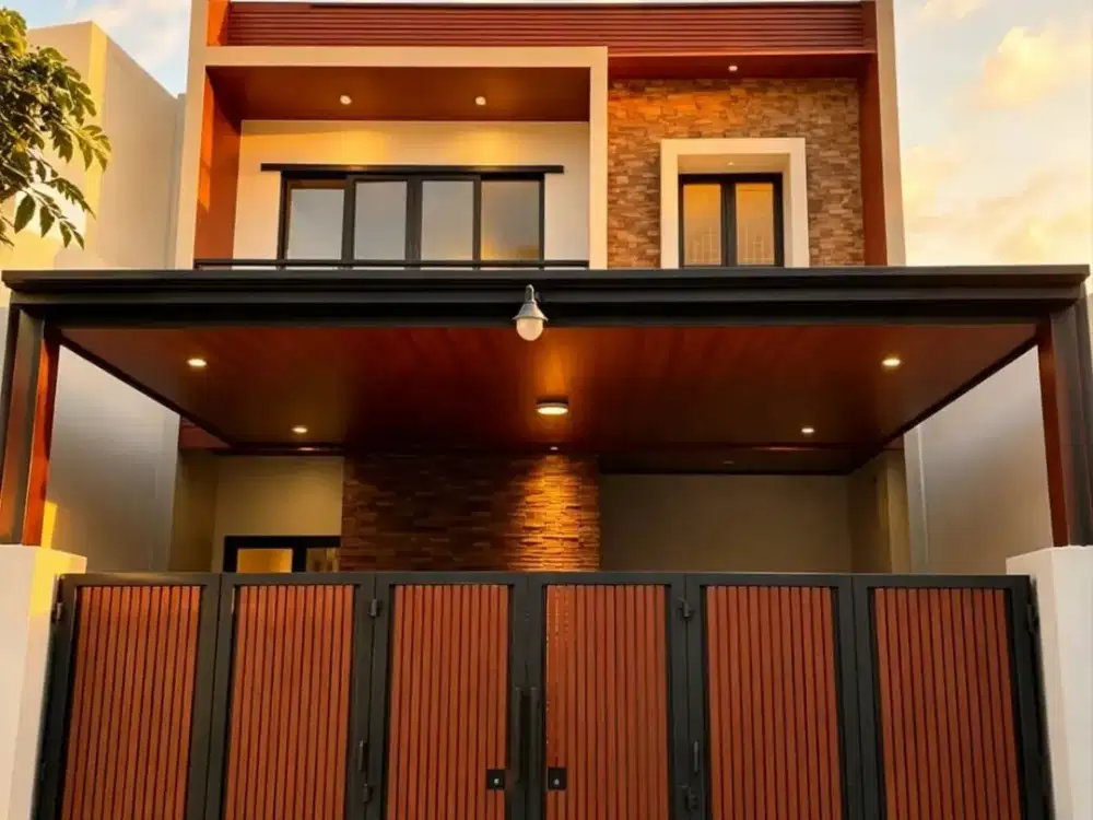 ZN142 Rumah Baru Modern Murah Pondok Kelapa Jakarta Timur