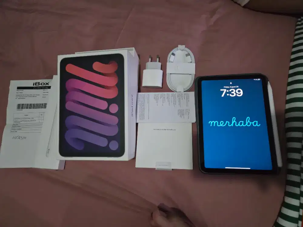 Ipad Mini 6 ex Ibox 64 GB purple with apple pencil 2