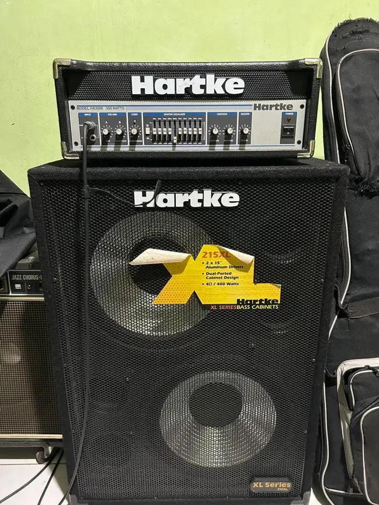 Ampli Bass Hartke HA 3500 + Cab 215XL