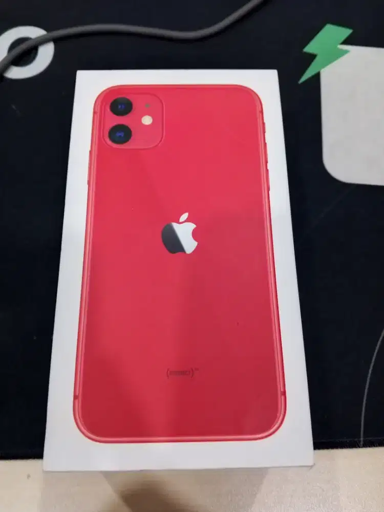 Iphone 11 red 128 inter spore fullset