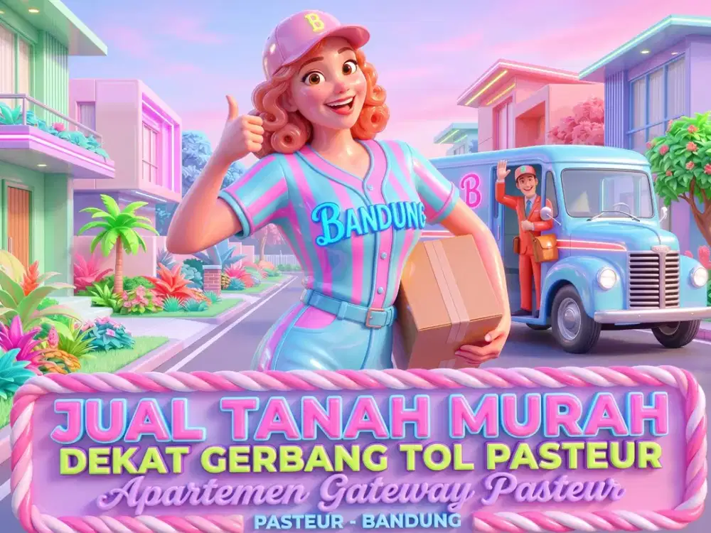 JUAL TANAH DI GUNUNG BATU, CICENDO, PASTEUR, BANDUNG KOTA.