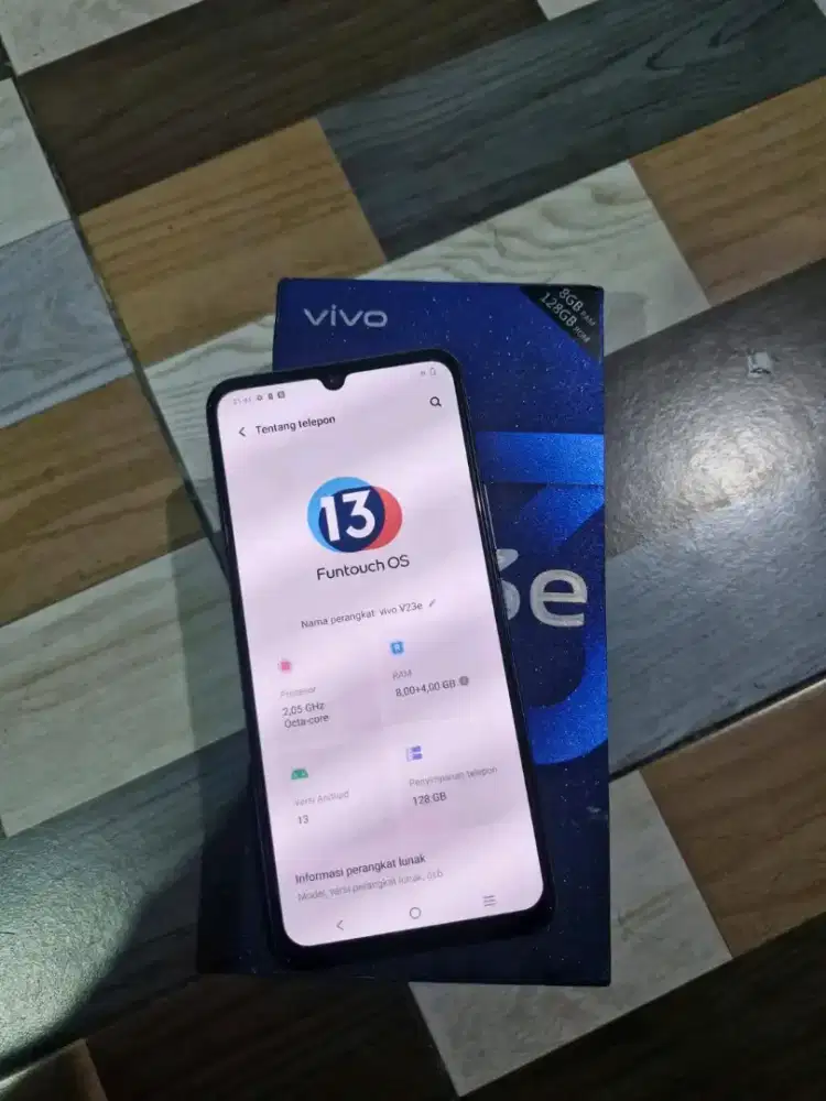 Vivo V23E NFC 8+4/128 FULLSET MULUS TERAWAT.