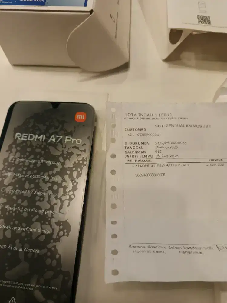 Redmi A7 Pro. 4/128. Baru