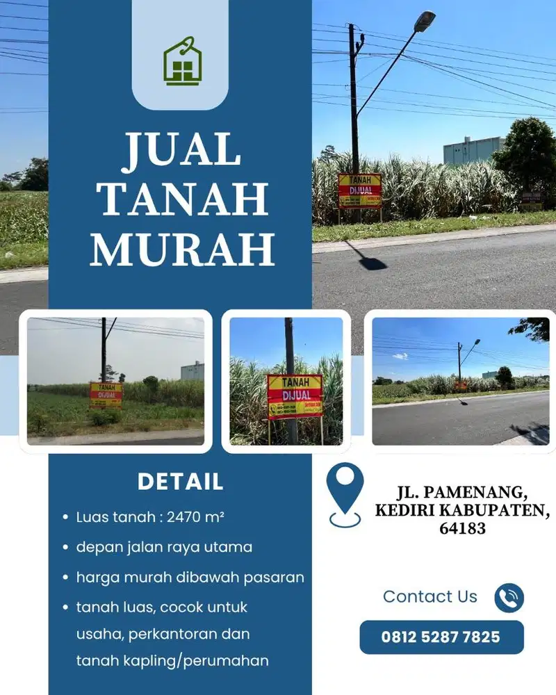 DIJUAL TANAH MURAH DI BAWAH PASARAN