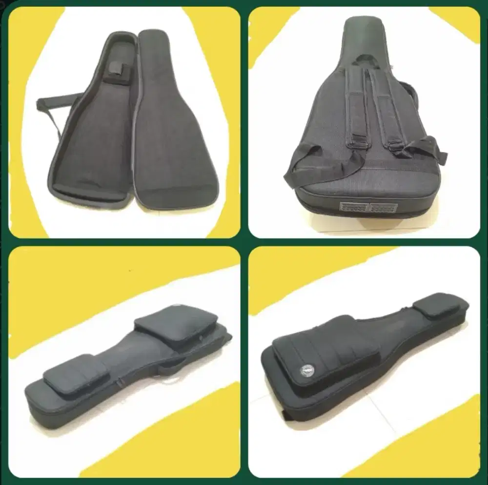GIGBAG TEBAL KAKU WATERPROOF AllType SOLID BODY GITAR LISTRIK ELEKTRIK