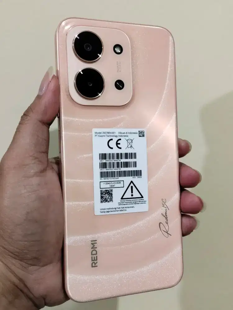 Redmi 15C ram 8/256 mulus no minus
Kelengkapan hp csan