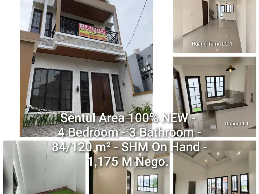 Dijual Rumah Baru Dibangun - Sentul Bogor - Dekat AEON Mall Sentul City