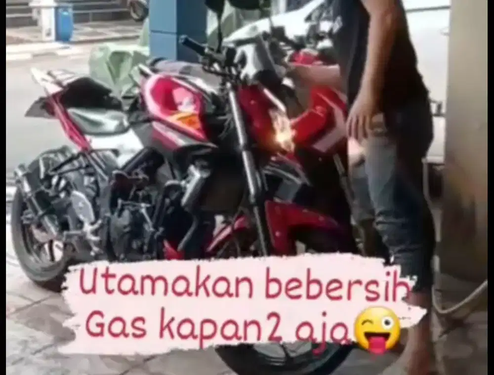 Yamaha MT 25 merah, cakep bgt kilometer 7000an on going