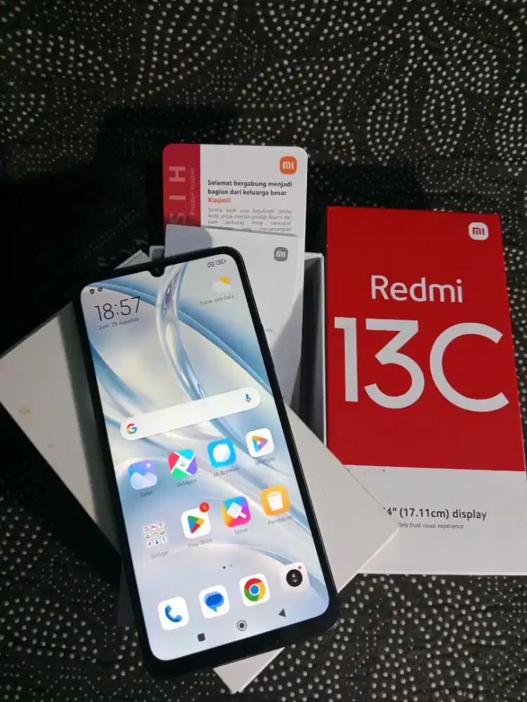 Xiaomi Redmi 13c Ram.8/256gb lengkap+Fullsetttt