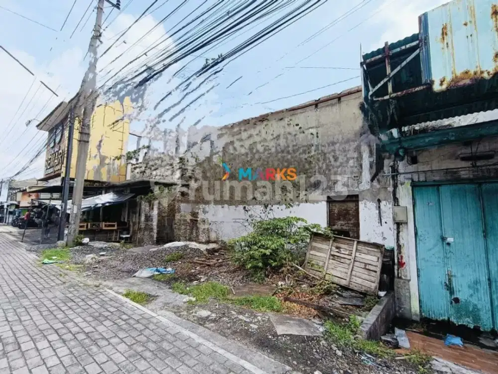 Tanah Pinggir Jalan Raya Daerah Ramai Dan Perdagangan Kartasura