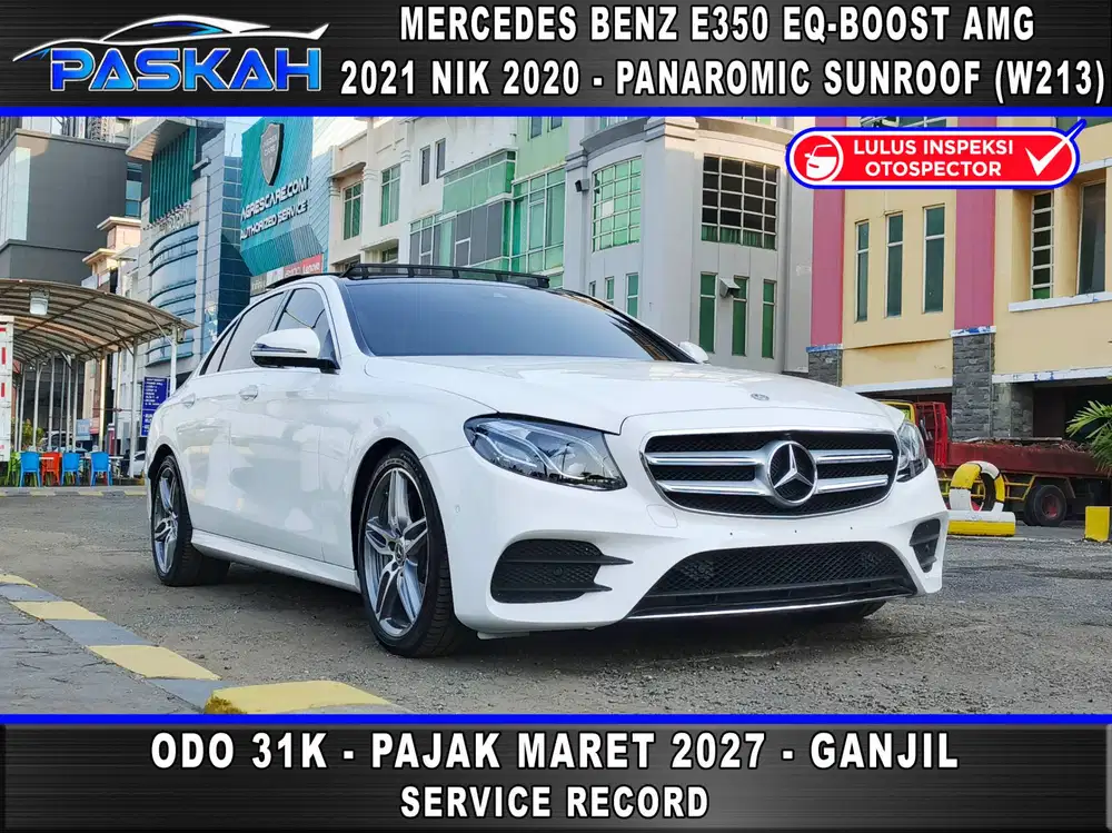 Odo 31rb TAX Maret 2027 Bunga 4% E350 EQ Boost AMG 2021 nik 2020 e 350