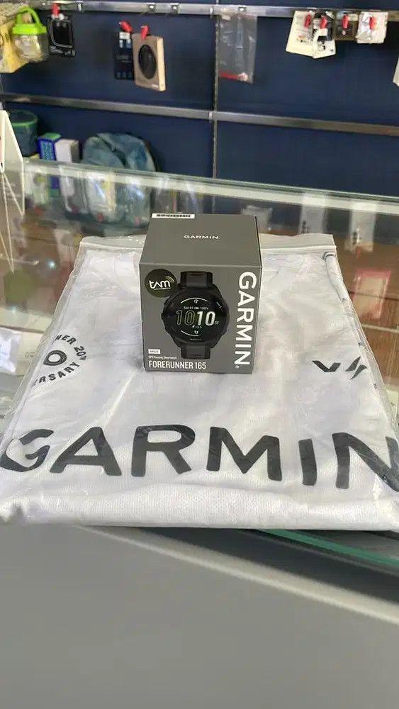 GARMIN FORERUNNER 165 BLACK BARU GARANSI RESMI