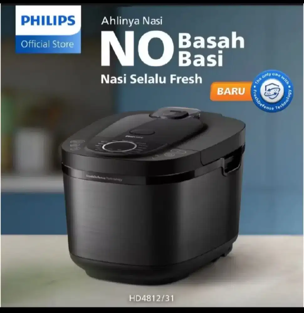 Promo rice cooker philips digital dan anti gores HD 4812