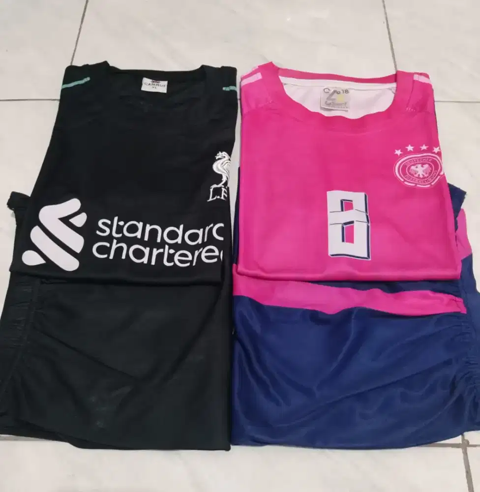 Baju Bola Anak Dpt 2 Uk.XL No.18-20 utk Usia 7-11 Thn