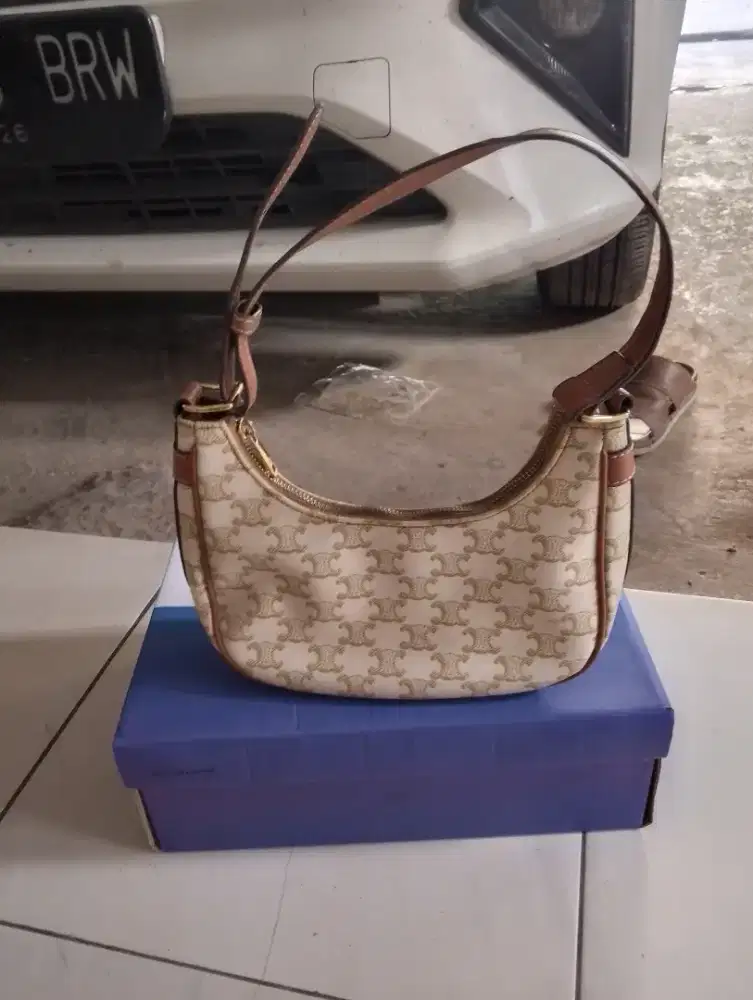 Tas wanita shoulder bag celine mini ava triomphe