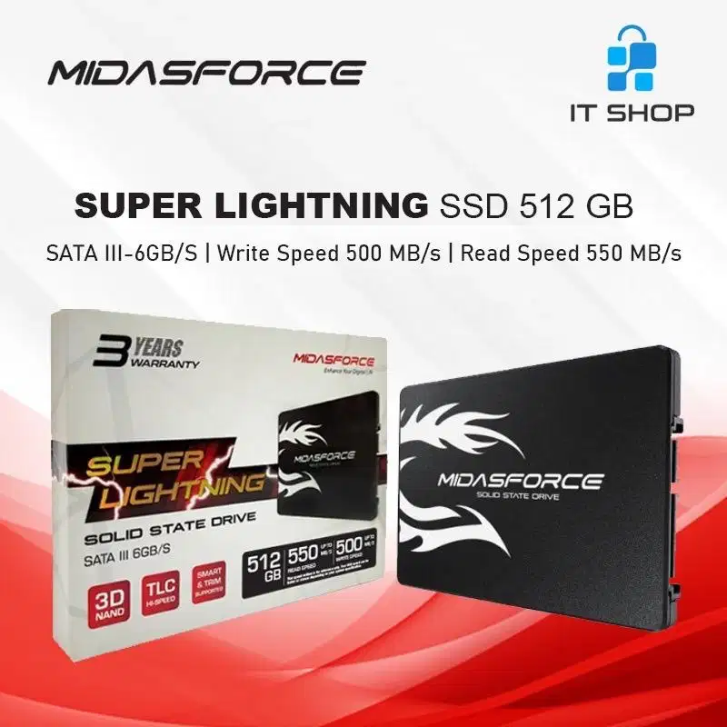 SSD Midasforce Superlighting 512 GB