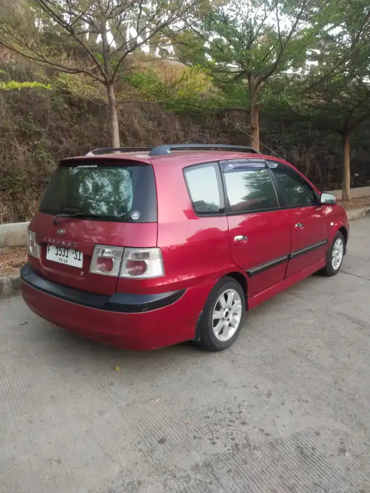 Kia Carens 2 KM129rb 2007 Mulus BanTebal warna langka faktur Pertalite