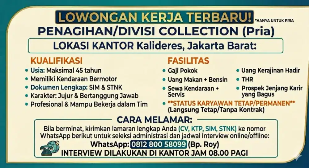 Penagihan divisi collection