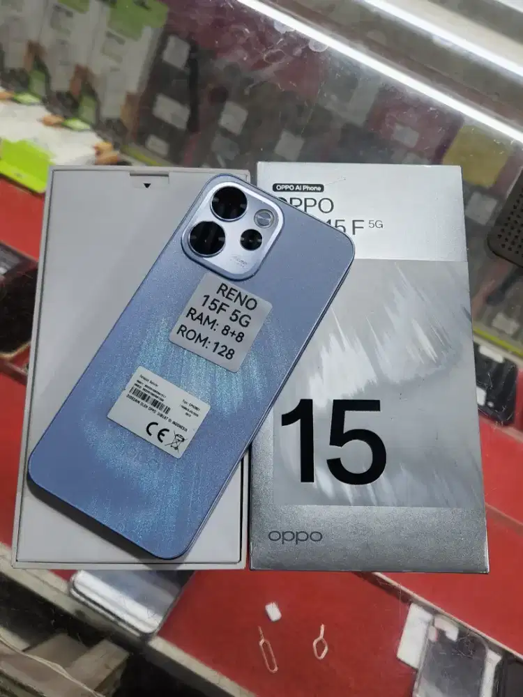 HARGA PAS OPPO RENO 15F 8+8/128 SECOND FULLSET