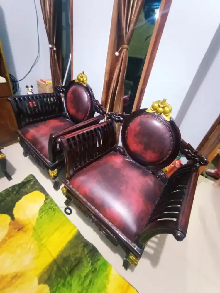 Bangku kayu jati