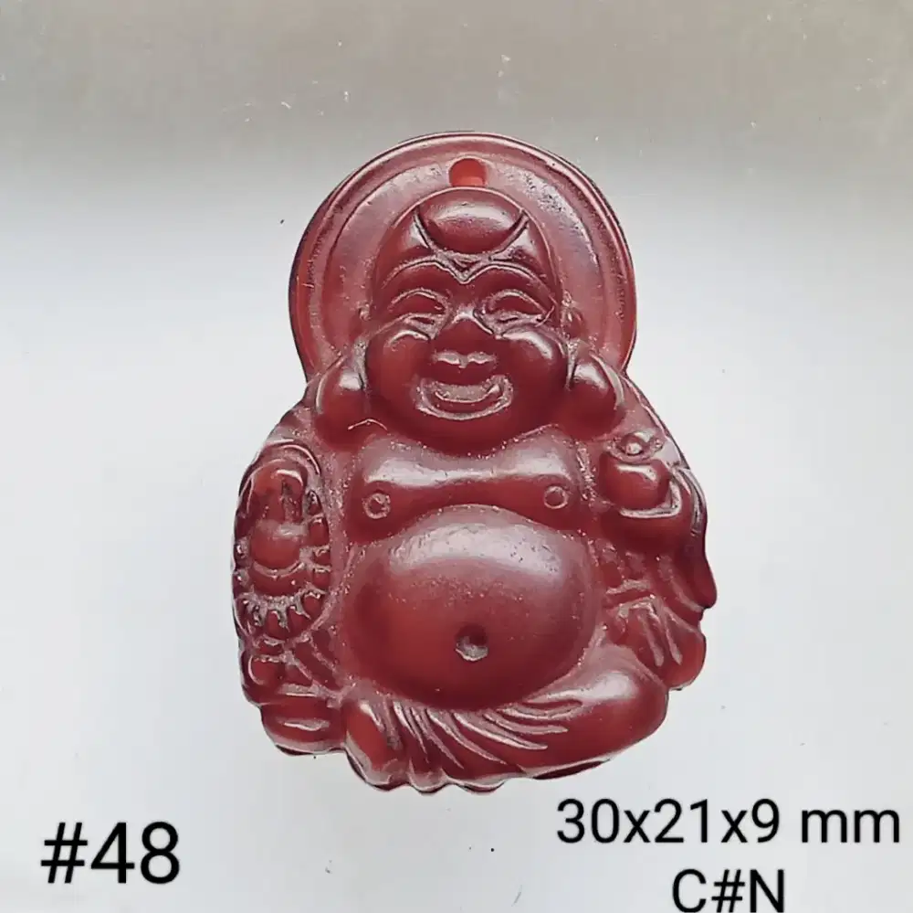 Liontin batu carnelian carving julayhud