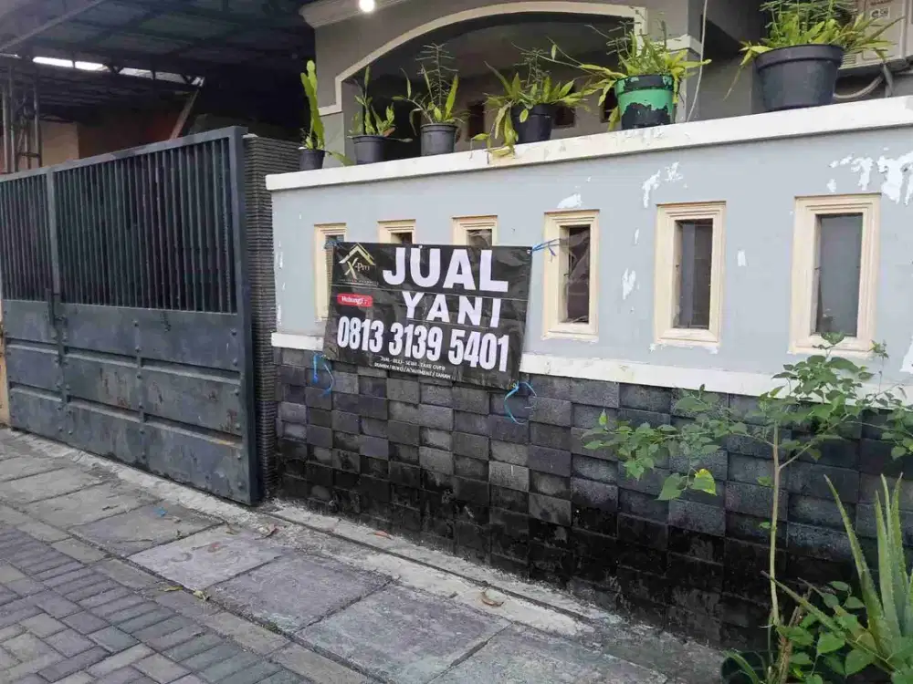 DIJUAL CEPAT RUMAH KEMLATEN SURABAYA SELATAN DEKAT DENGAN RAYA MASTRIP DAN EXIT TOL GUNUNGSARI