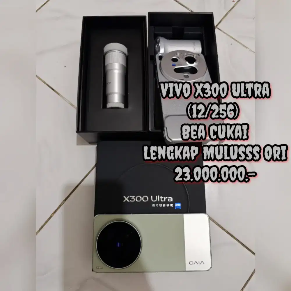 Vivo X300 Ultra (12/256) Bea Cukai