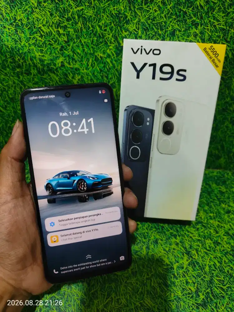 Vivo y19s 6/128 no minus lengkap