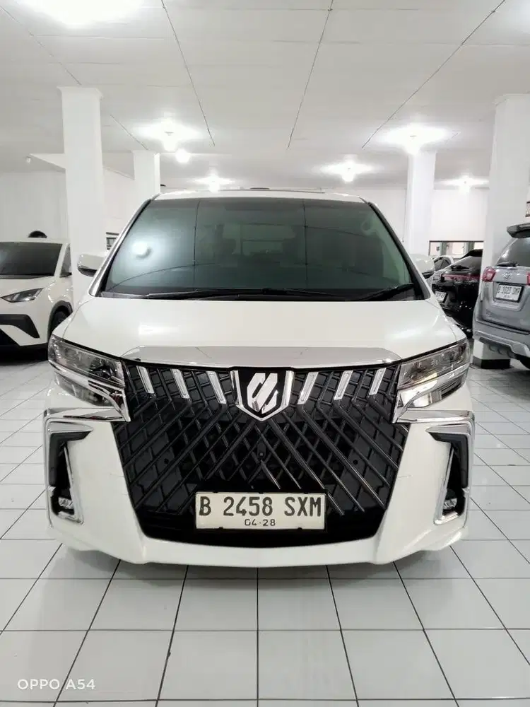Alphard G 2018 Putih Metalik