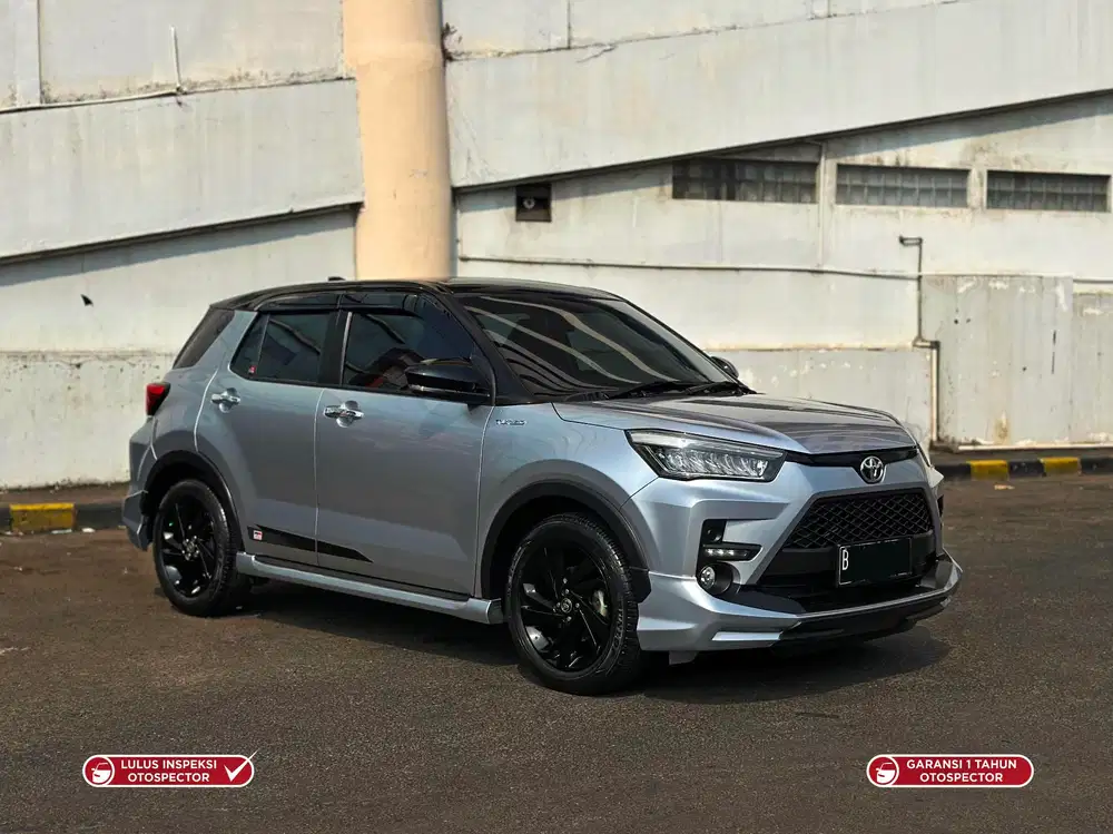 KM 39rb Raize 1.0 GR Turbo 2022 Sport matic two tone toyota silver