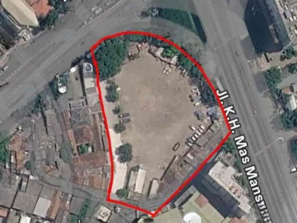 Disewakan tanah hook strategis di tanah abang jakarta pusat