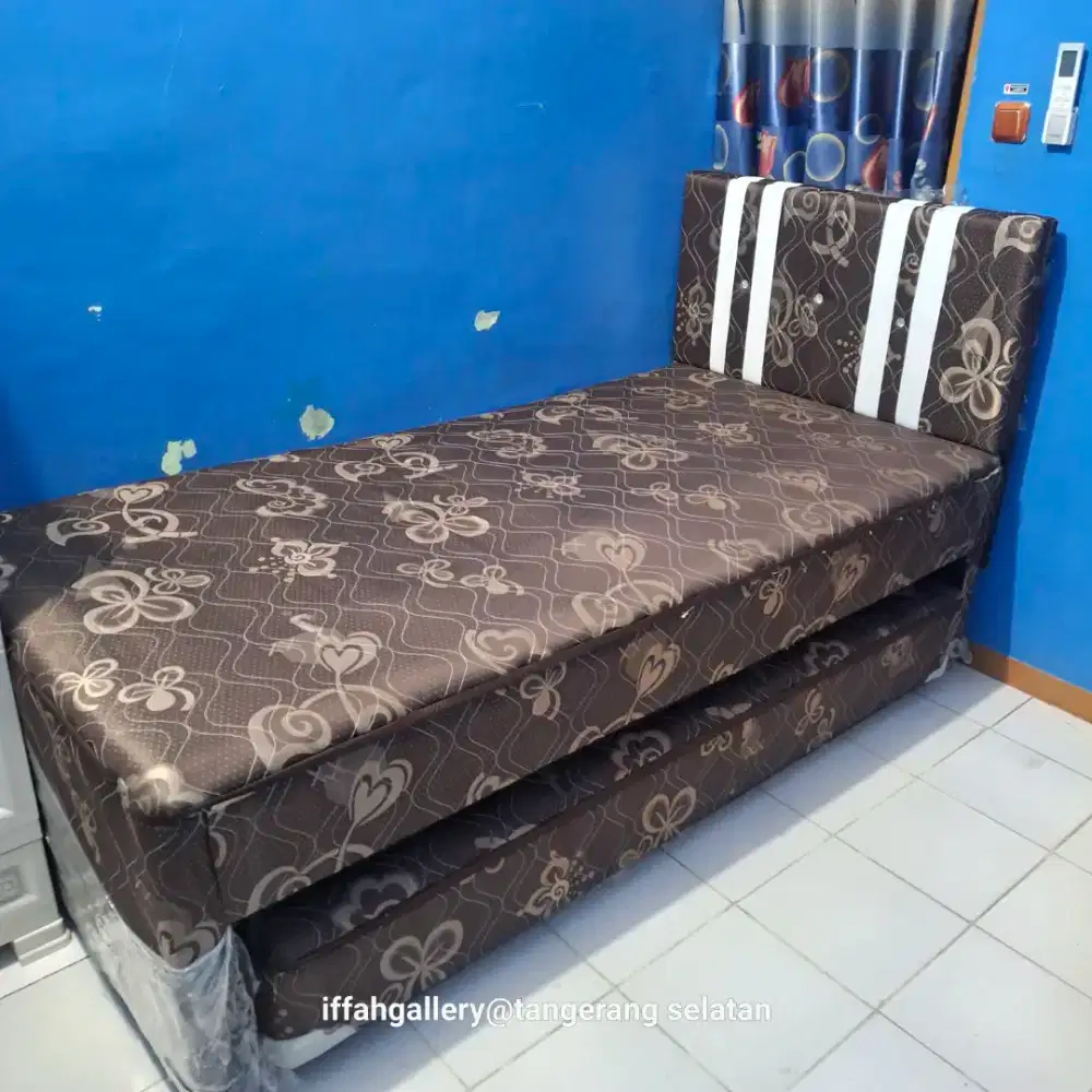 Kasur Sorong Lengkap Sandaran Siap Pakai