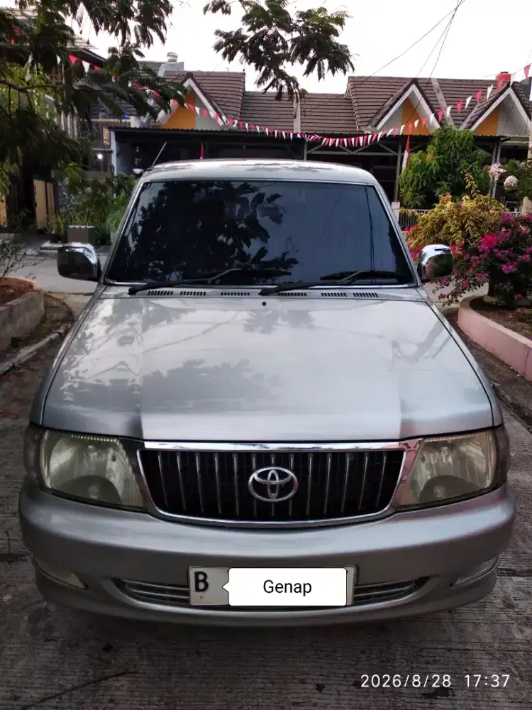 Kijang LGX EFI 1.8cc manual SILVER 2003 Ori mls.
