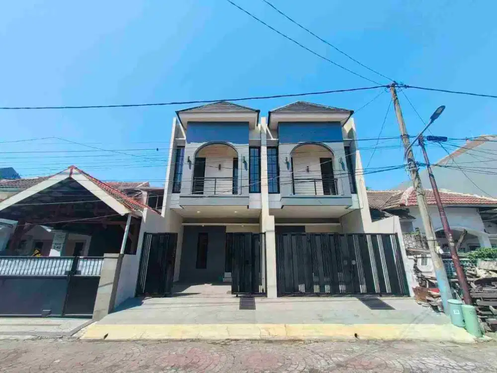 RUMAH BARU NIRWANA EKSEKUTIF SELANGKAH DARI RAYA MERR KAMPUS UPN KAMPUS DINAMIKA SURABAYA