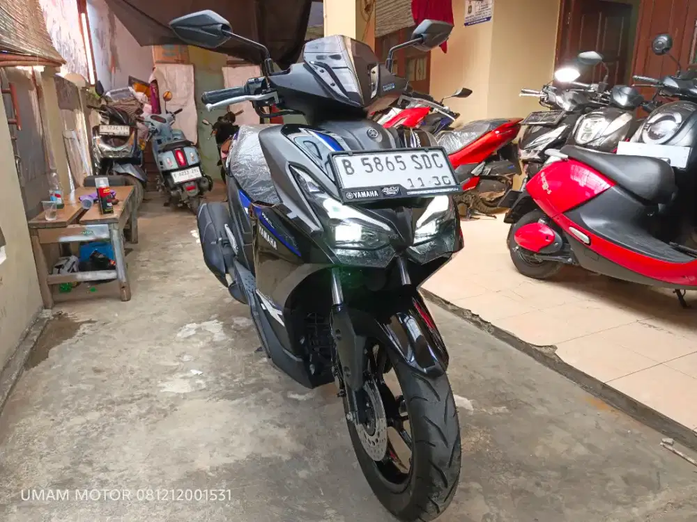KM 4RB YAMAHA AEROX ALPHA 2025 BLN 11 BS TT 2024 DI CILEDUG HARGA PAS