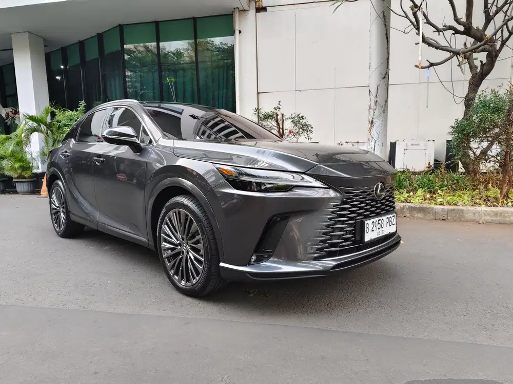 LEXUS RX350H LUXURY AT 2024 LOW KM GREY ON BROWN SUPER CONDITION TOP