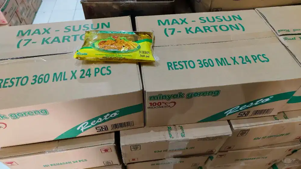 Minyak resto 360 ml isi 24