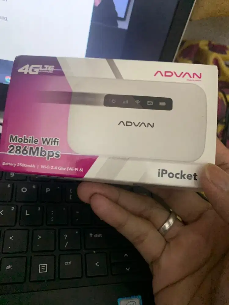 Mifi modem wifi advan like new fullset wifi 6 murah bandung