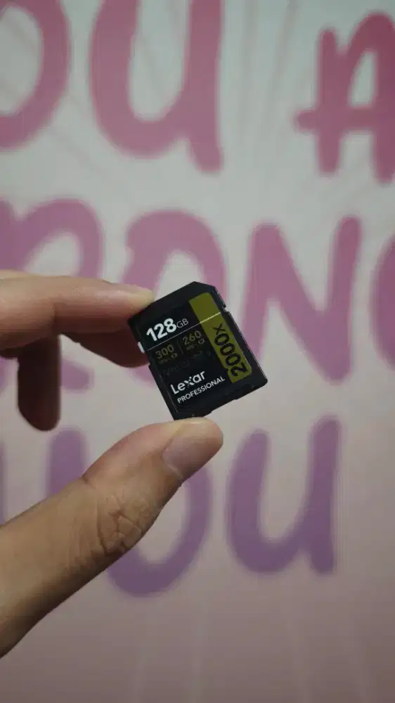 SD Card Lexar Professional SDXC 2000x 128GB V90 UHS-II 300MB/s