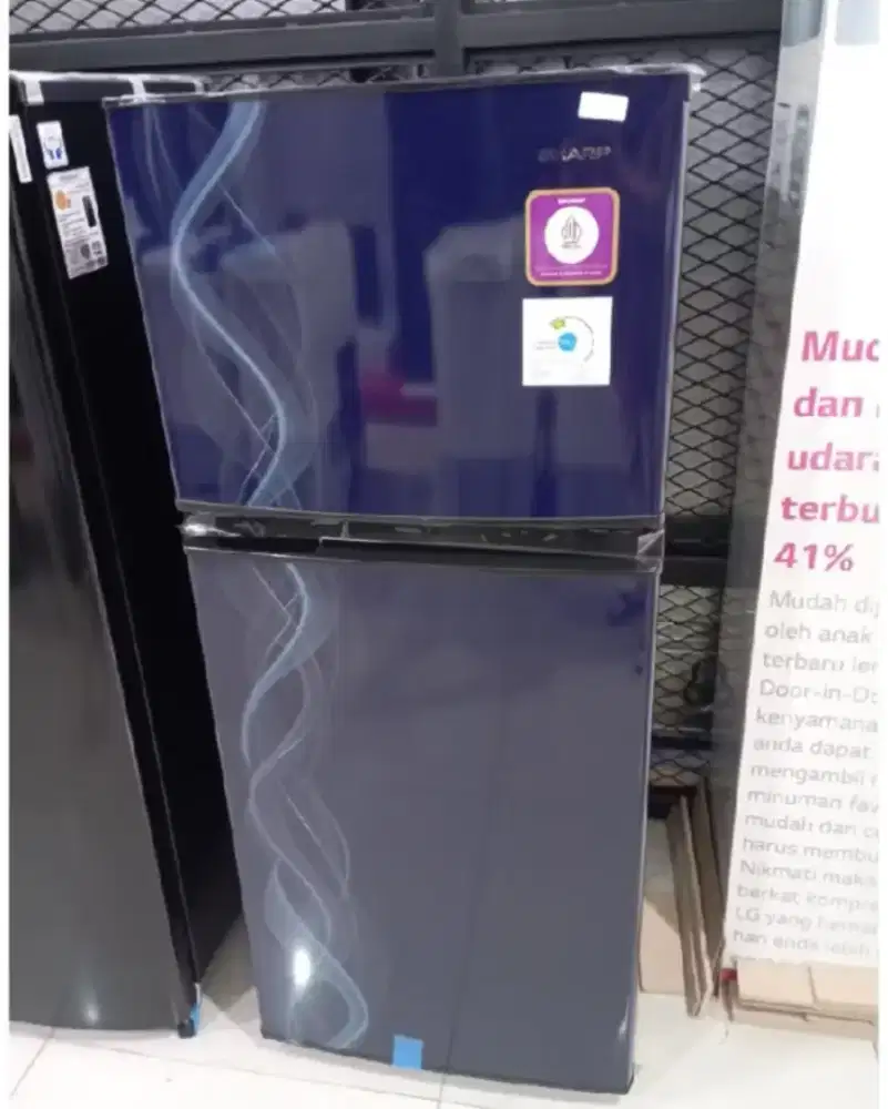 KULKAS SHARP 2 PINTU TERMURAH PROMO SJ197ND GARANSI 5 TAHUN