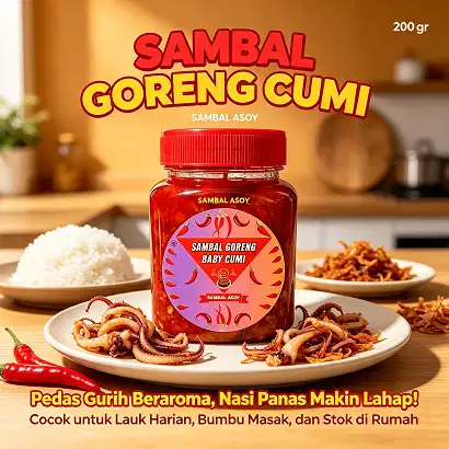 Sambal Goreng Cumi Asoy ukuran 200 g