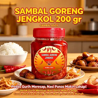 Sambal Goreng Jengkol Asoy ukuran 200 g